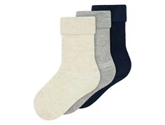 Name It dark sapphire mix strømper (3-pak)